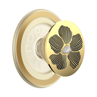 Enamel Mae Flower with Pearl — MagSafe PopGrip - US 33514