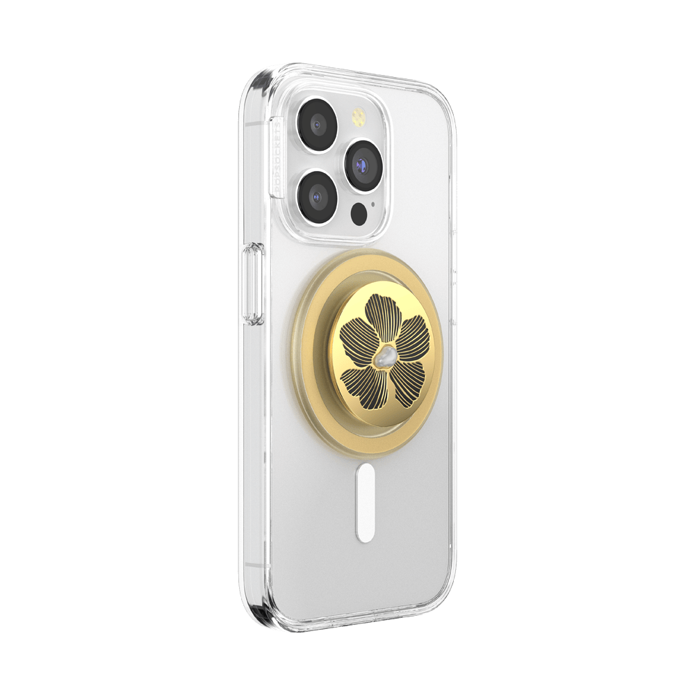 Enamel Mae Flower with Pearl — MagSafe PopGrip - US 23393