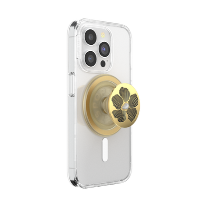 Enamel Mae Flower with Pearl — MagSafe PopGrip - US 33514