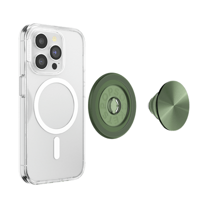 Aluminum Radial Olive — MagSafe PopGrip - US 34518