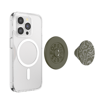 Aluminum Swirl — MagSafe PopGrip - US 03190