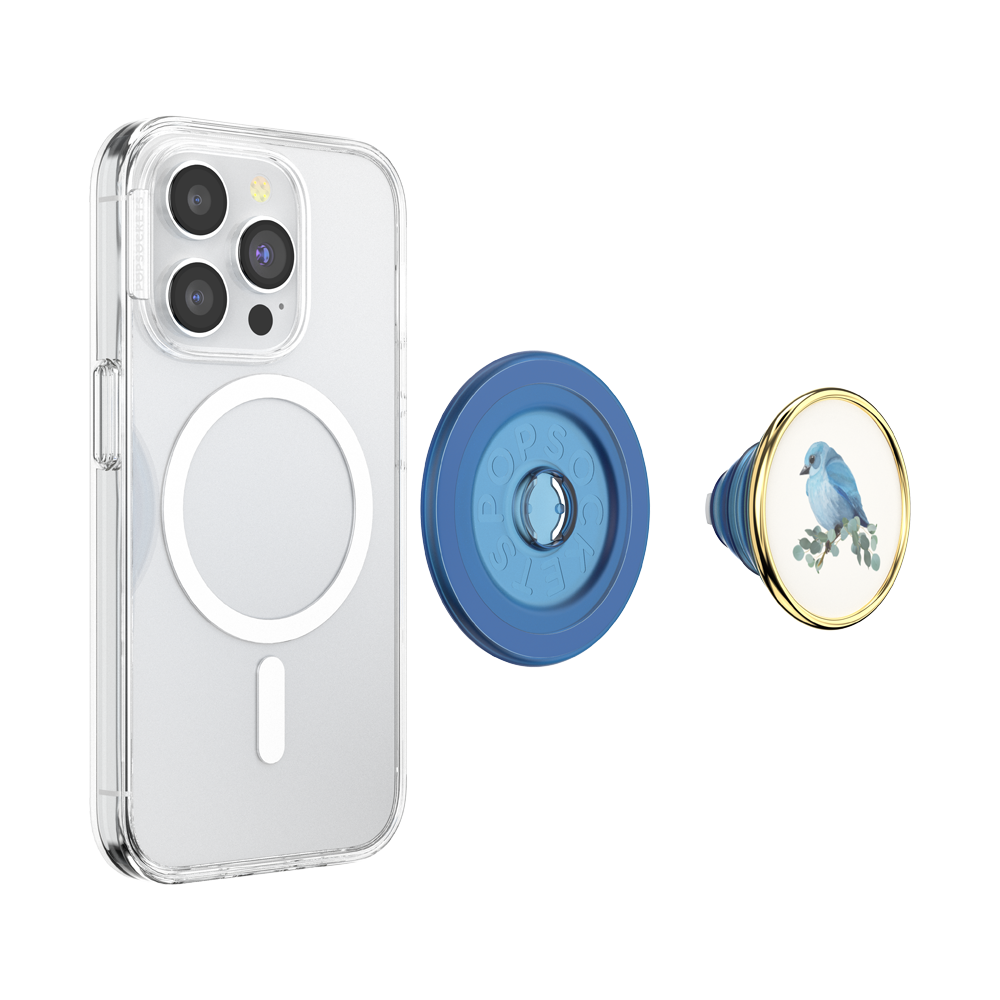 Enamel Blue Bird — MagSafe PopGrip - US 90081