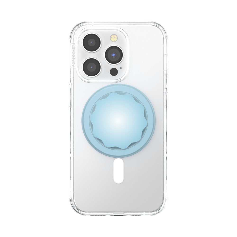 Molded Flower Blue Sigh — MagSafe PopGrip - US 87144