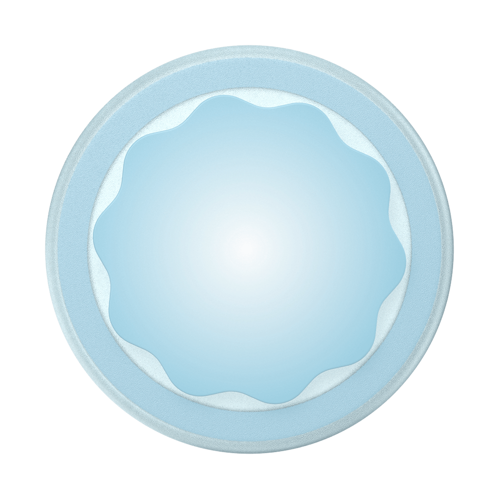 Molded Flower Blue Sigh — MagSafe PopGrip - US 52109
