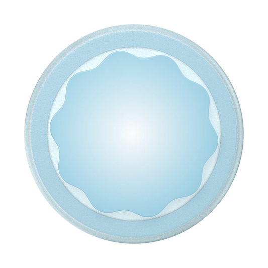 Molded Flower Blue Sigh — MagSafe PopGrip - US 87144