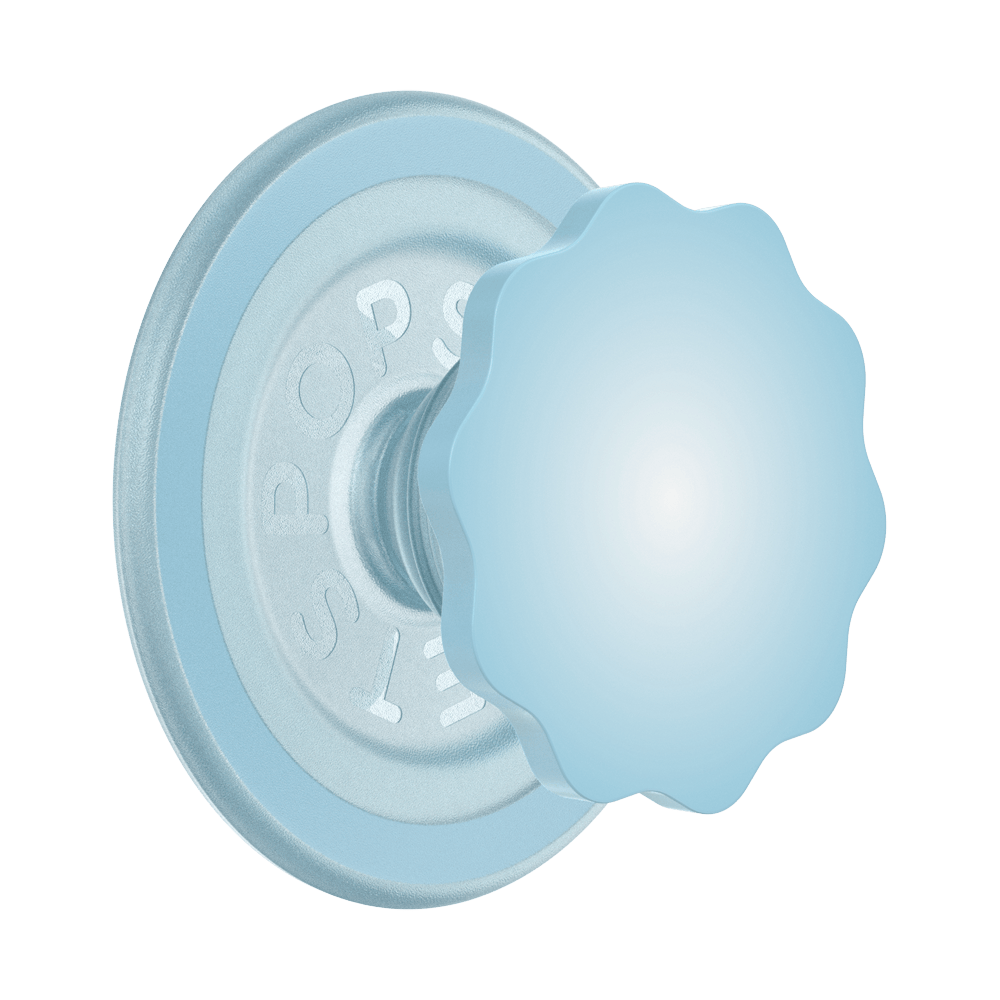 Molded Flower Blue Sigh — MagSafe PopGrip - US 52109