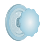 Molded Flower Blue Sigh — MagSafe PopGrip - US 78130