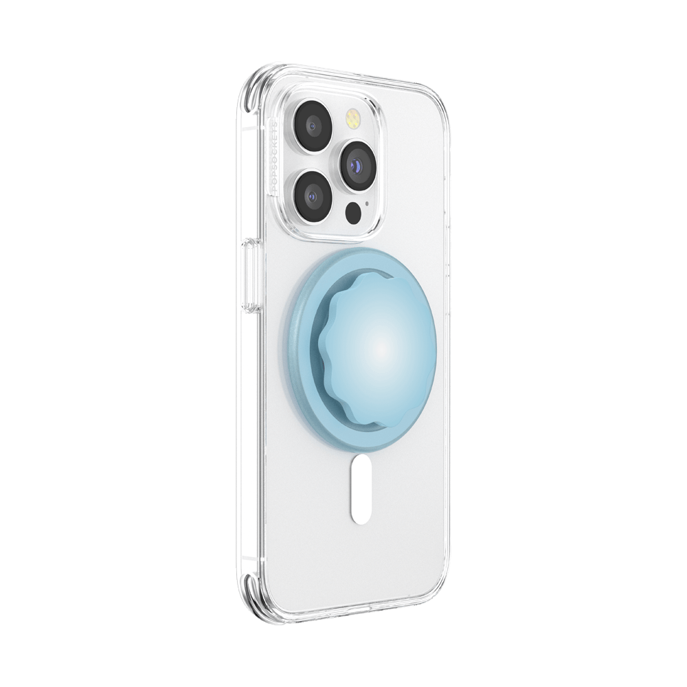 Molded Flower Blue Sigh — MagSafe PopGrip - US 33116