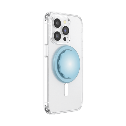 Molded Flower Blue Sigh — MagSafe PopGrip - US 82497