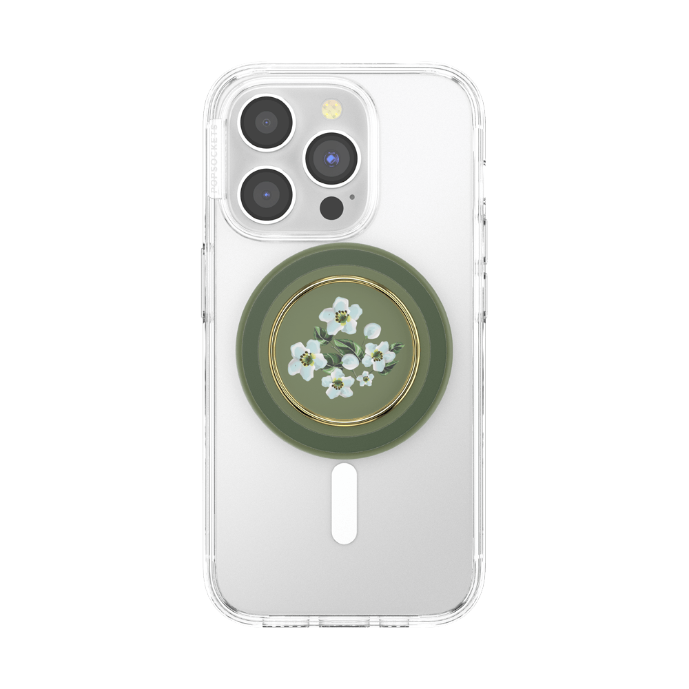 Enamel Floral Relief — MagSafe PopGrip - US 28210