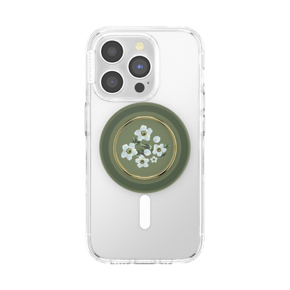 Enamel Floral Relief — MagSafe PopGrip - US 28210