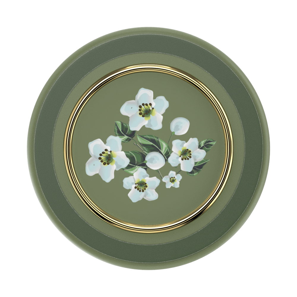 Enamel Floral Relief — MagSafe PopGrip - US 28210