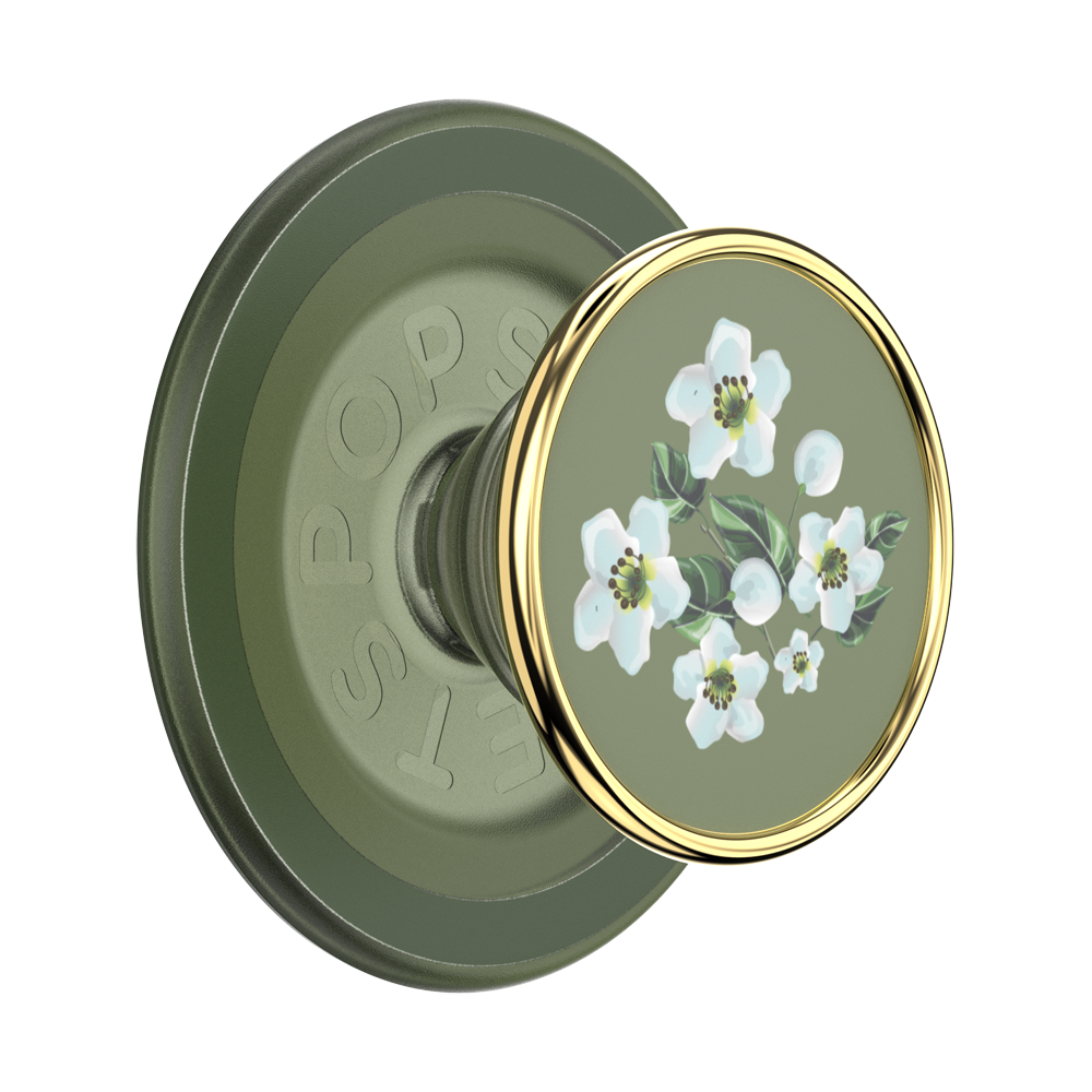 Enamel Floral Relief — MagSafe PopGrip - US 28210