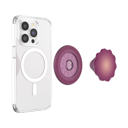 Molded Flower Red Wine — MagSafe PopGrip - US 81157