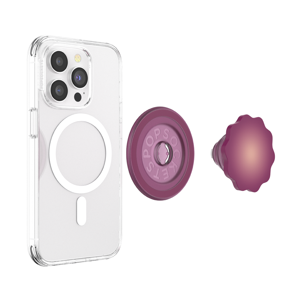 Molded Flower Red Wine — MagSafe PopGrip - US 33161