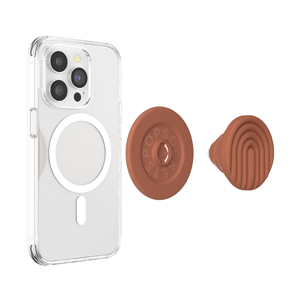 PopOut Terracotta Curves — MagSafe PopGrip - US 31155