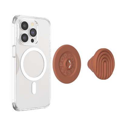 PopOut Terracotta Curves — MagSafe PopGrip - US 31155