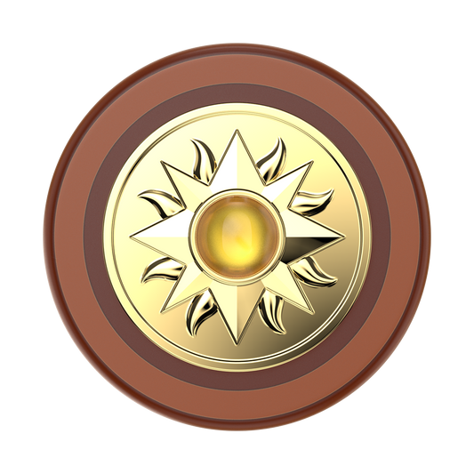Enamel Sun Jewel Amber — MagSafe PopGrip - US 17771