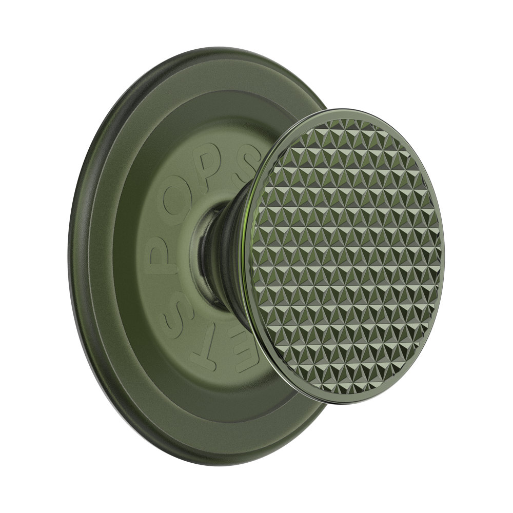 Olive Triangle Knurl — MagSafe PopGrip - US 76764