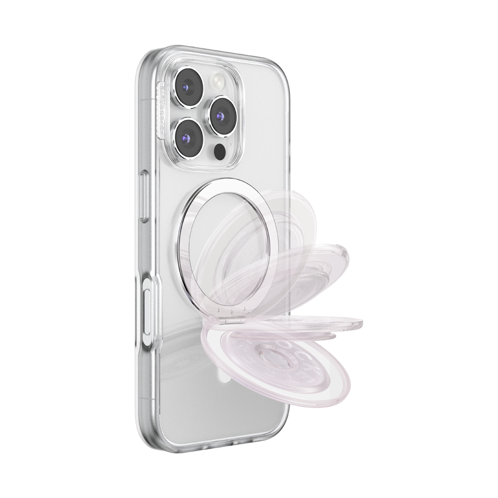 White Opalescent  —  MagSafe Kick-Out Grip & Stand - US 11006