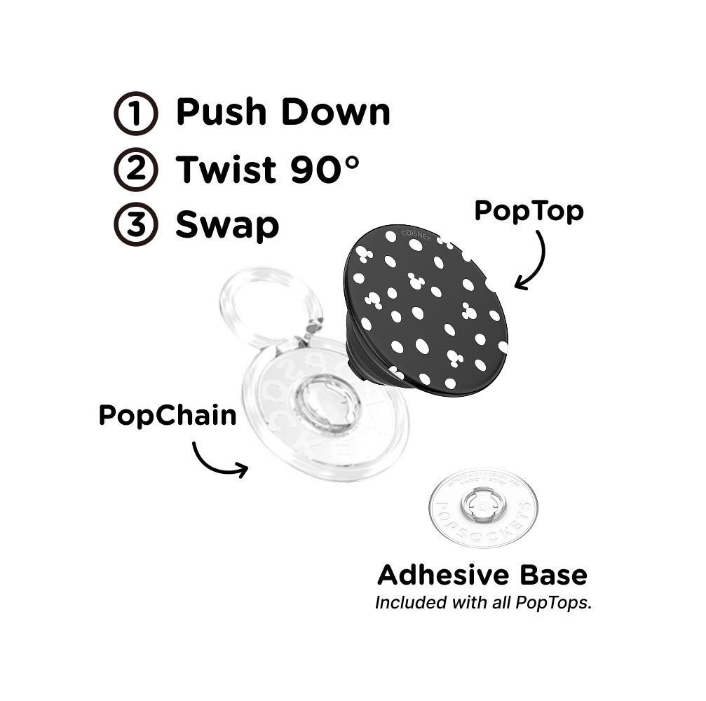 Mickey Polka Dot Black — PopTop - US 14619