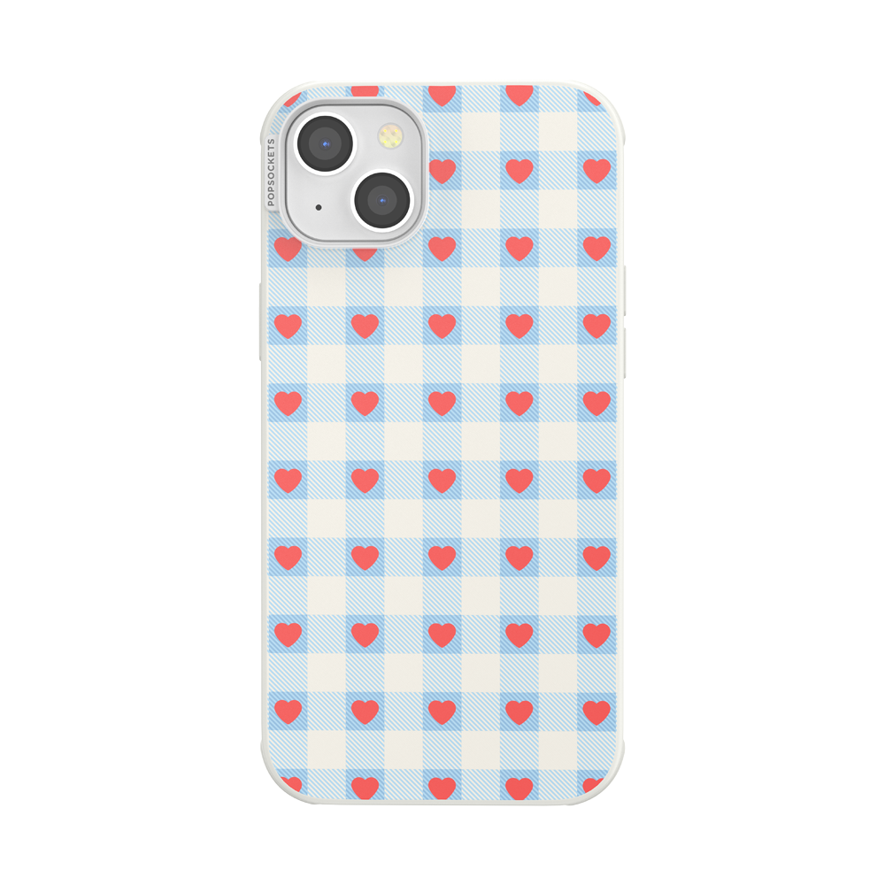 Berry Sweet Gingham — iPhone 14 Plus MagSafe Case - US 90380
