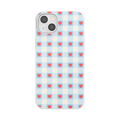 Berry Sweet Gingham — iPhone 14 Plus MagSafe Case - US 90380