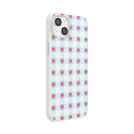 Berry Sweet Gingham — iPhone 14 Plus MagSafe Case - US 90380