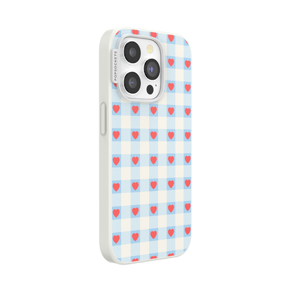 Berry Sweet Gingham — iPhone 15 Pro MagSafe Case - US 81936
