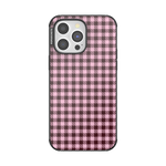 Black Cherry Gingham — iPhone 14 Pro Max MagSafe Case - US 84532