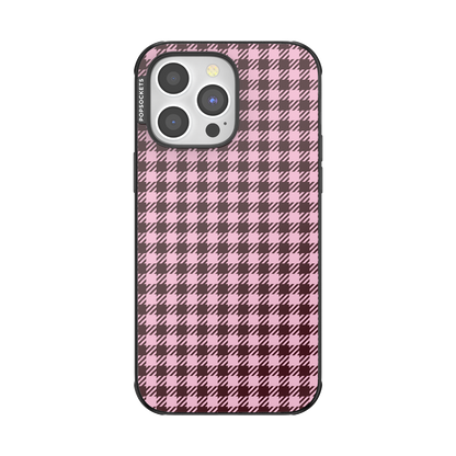 Black Cherry Gingham — iPhone 14 Pro Max MagSafe Case - US 84532