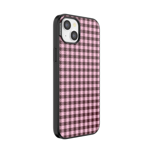 Black Cherry Gingham — iPhone 15 Plus MagSafe Case - US 36897