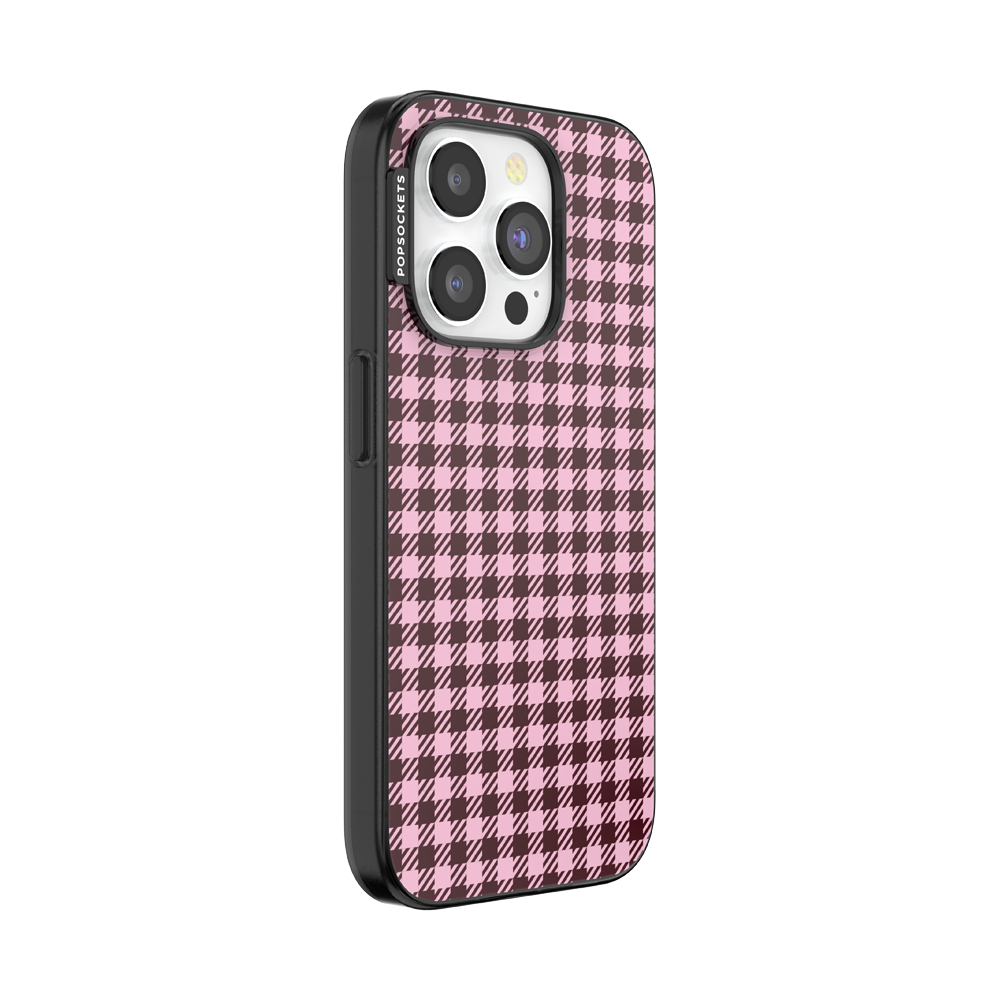 Black Cherry Gingham — iPhone 15 Pro MagSafe Case - US 03193