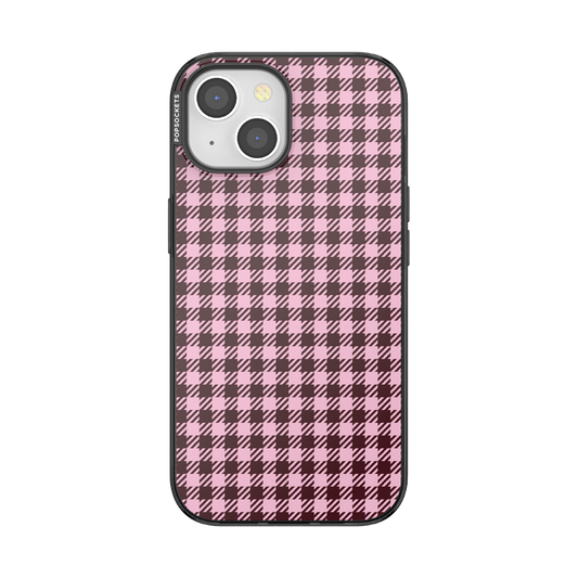 Black Cherry Gingham — iPhone 15 MagSafe Case - US 93674