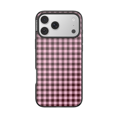 Black Cherry Gingham — iPhone 17 Pro Max MagSafe Case - US 12126
