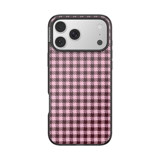 Black Cherry Gingham — iPhone 17 Pro Max MagSafe Case - US 24033