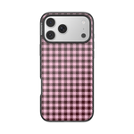 Black Cherry Gingham — iPhone 17 Pro Max MagSafe Case - US 99433