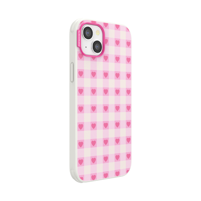 Blush Gingham — iPhone 14 Plus MagSafe Case - US 24101