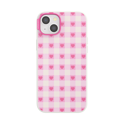 Blush Gingham — iPhone 15 Plus MagSafe Case - US 26892
