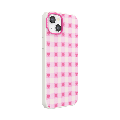 Blush Gingham — iPhone 15 Plus MagSafe Case - US 26892
