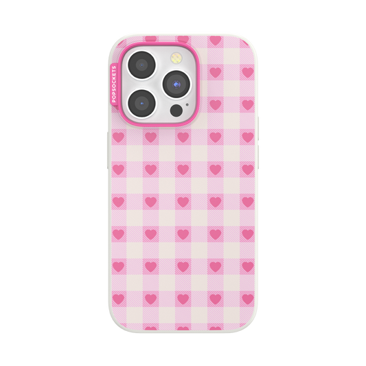 Blush Gingham — iPhone 15 Pro MagSafe Case - US 17269
