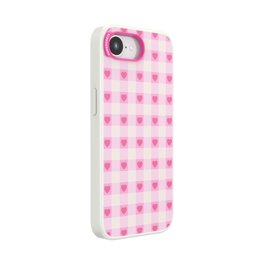 Blush Gingham — iPhone 17e/16e MagSafe Case - US 23644
