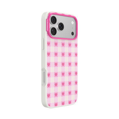 Blush Gingham — iPhone 17 Pro Max MagSafe Case - US 50891
