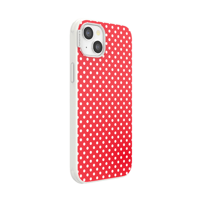 Cherry Red Polka Dot — iPhone 14 Plus MagSafe Case - US 09977