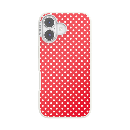 Cherry Red Polka Dot — iPhone 16 MagSafe Case - US 88221