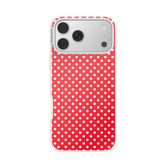 Cherry Red Polka Dot — iPhone 17 Pro Max MagSafe Case - US 12341