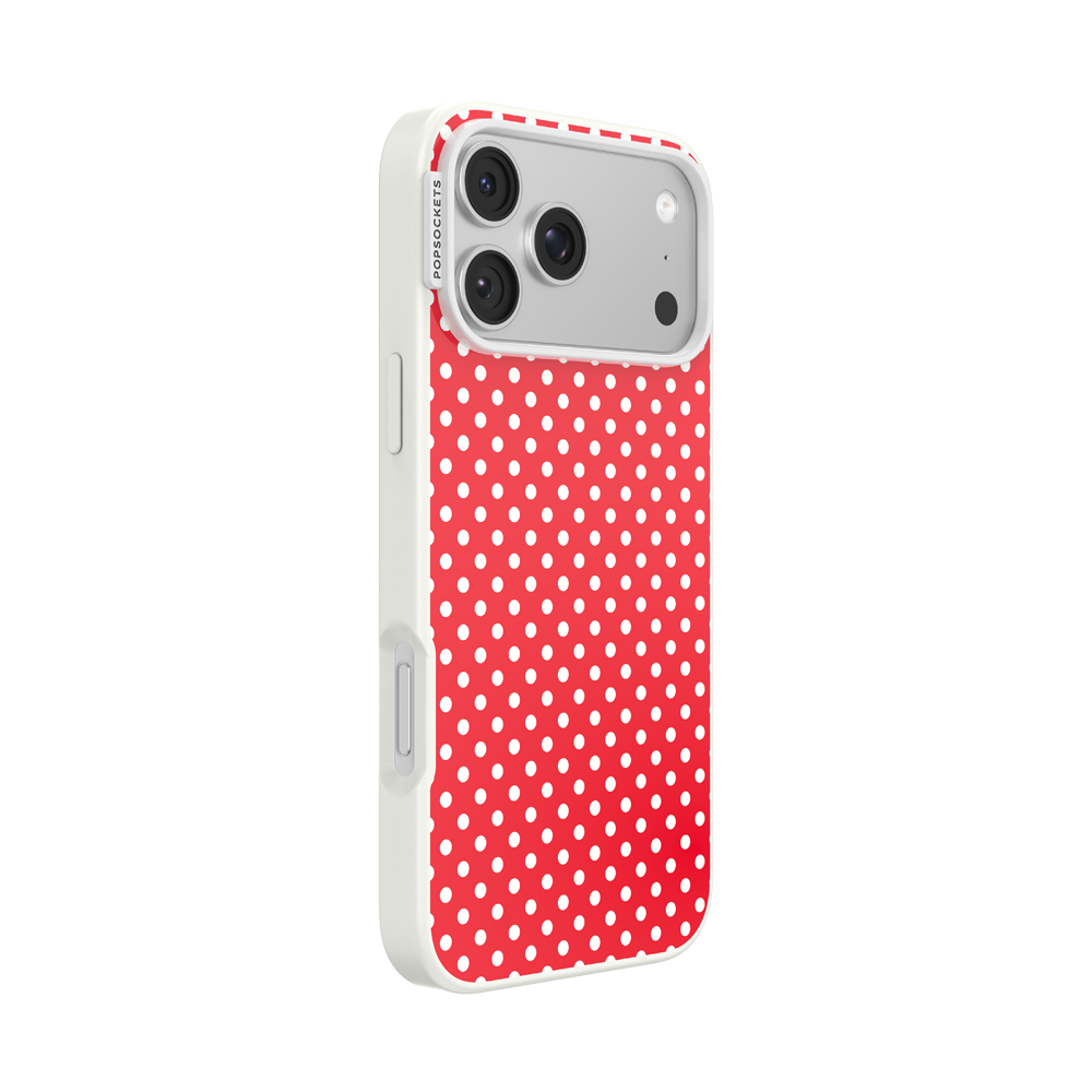 Cherry Red Polka Dot — iPhone 17 Pro Max MagSafe Case - US 12341
