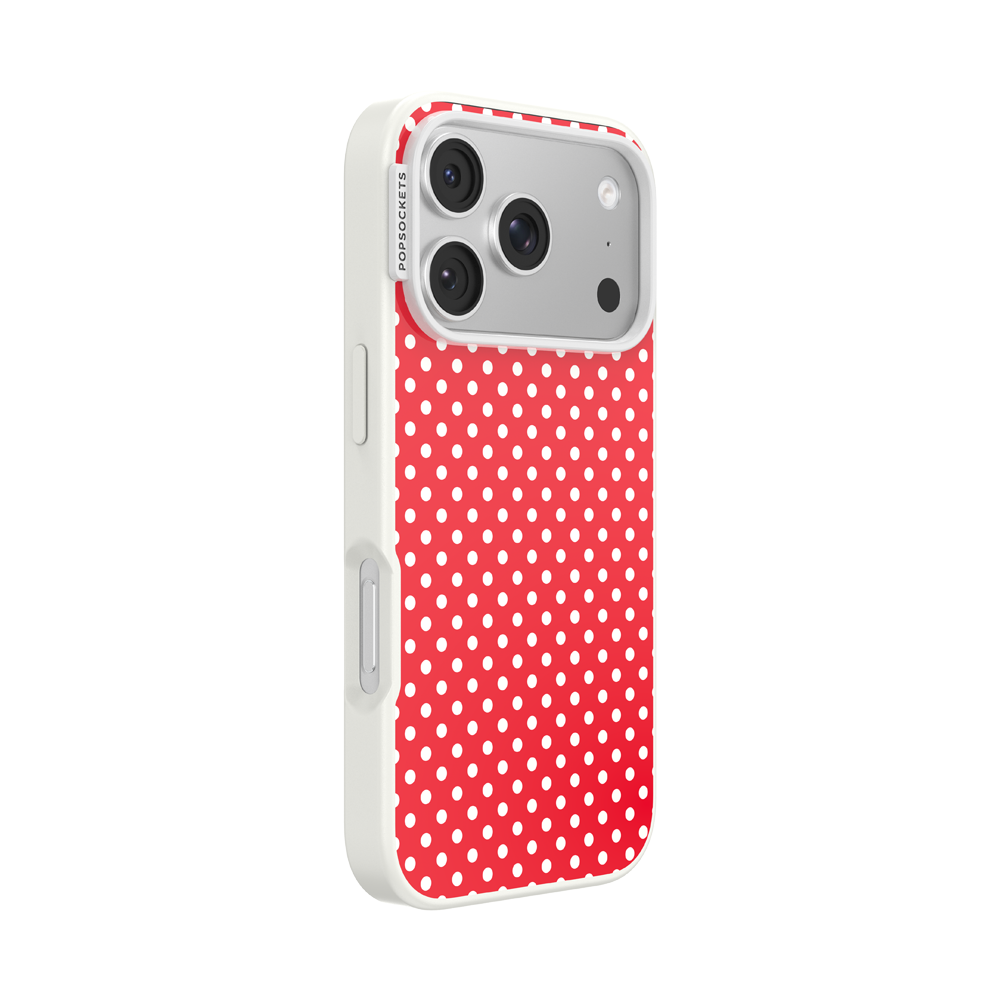 Cherry Red Polka Dot — iPhone 17 Pro MagSafe Case - US 00238