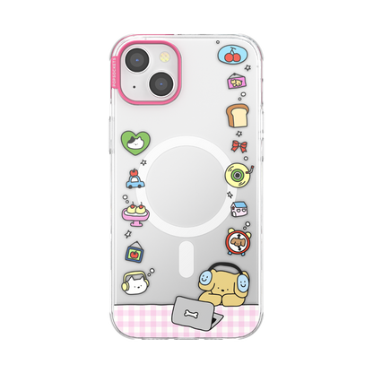 Dog Typing — iPhone 14 Plus MagSafe Case - US 19344
