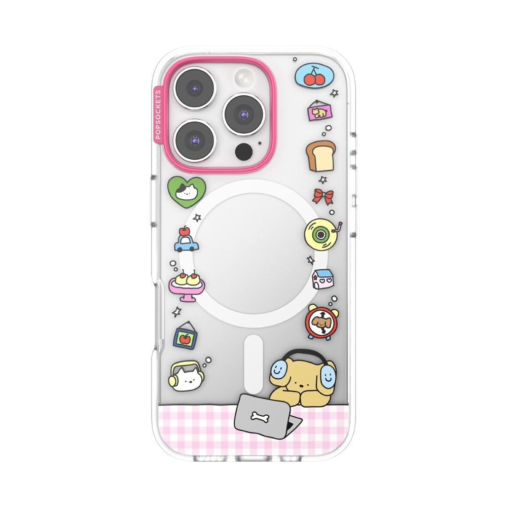 Dog Typing — iPhone 16 Pro MagSafe Case - US 32956